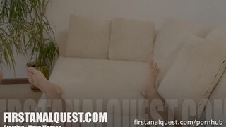 Maya Morgen a 18 éves tini picsa - First Anal Quest
