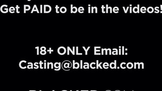 BLACKED - Ava Koxx és egy nagy méretes fekete bőrös virsli