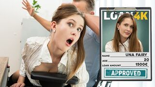 Rossz kiscsaj Una Fairy megbüntetve a hitelkezelő által