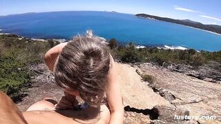 Kalandvágyó olasz pár vadul baszik a csodás öbölben