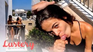 Kolumbiai amatőrök forró balkon kefélése