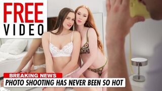 Stacy Cruz és Lenina Crowne hatalmas cickós bombázók többet akarnak, mint csak néhány fotó