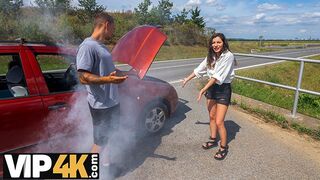 George Uhl vadul megdugja a néger hajú nőcit az erdőben