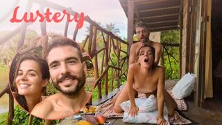 Lenyűgöző brazil amatőrök dugnak az amazonasban