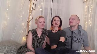 Vincent, sophia és flo megosztják a forró szerelmet hármasban