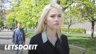 Gyönyörű lengyel világos szőke Misha Cross cumizza a külföldi vastag fazt külföldön és jól meglovagolja