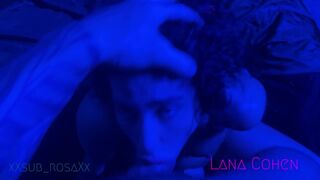 Lana cohen, a hatalmas cicis zsidó milf arcba dugva és duplán összelőve