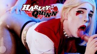 Hatalmas kuki a harley quinn jelmezben - Mollyredwolf csábítása