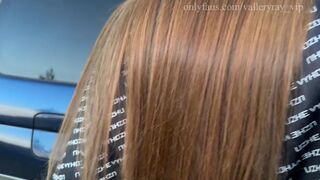 Dögös tini peckezik az uber-ben és megbassza a taxi sofőrt