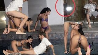 Medenceparti dugás: megbaszom a pasimat, miközben mások otthon vannak