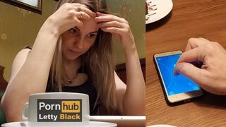 Letty black műdákóval nyilvános helyen basz magának