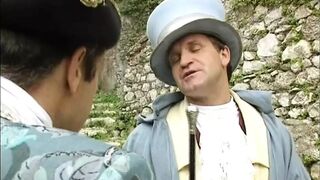 Remigio Zampa és Anthony Di Nunzio lágy análja a retro Il Marchese del Grilletto negyedik részében